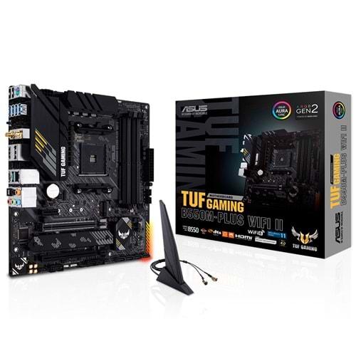Asus TUF Gaming B550M-Plus WIFI II AMD B550 4866 MHz (OC) DDR4 Soket AM4 mATX Anakart
