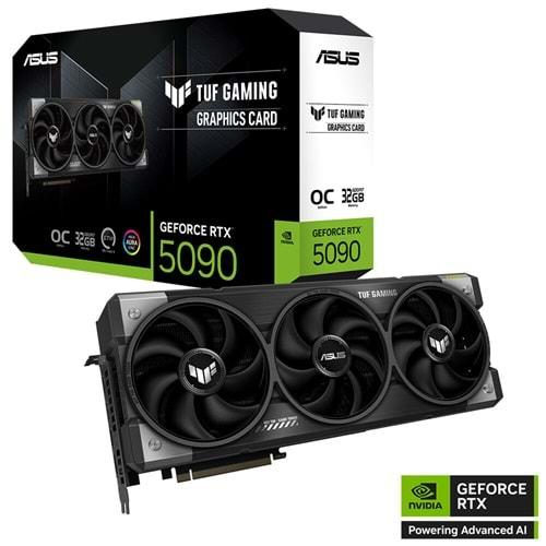 Asus TUF-RTX5090-O32G-GAMING 32GB 512Bit GDDR7 DP/HDMI PCI 5.0 Ekran Kartı