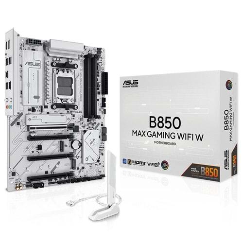 Asus B850 Max Gamıng Wıfı W Amd B850 Am5 Ddr5 8000 Dp Hdmı 3x M2 Anakart
