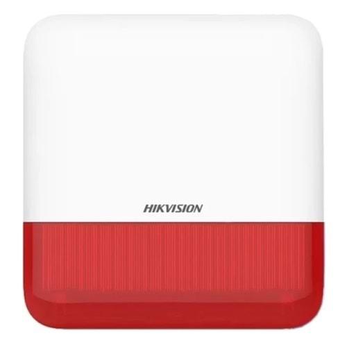 Hikvision DS-PS1-E-WE Kablosuz Dış Ortam Siren Kırmızı